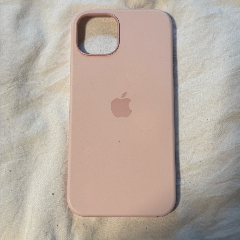 Apple Pink iPhone Case with Silicone Finish